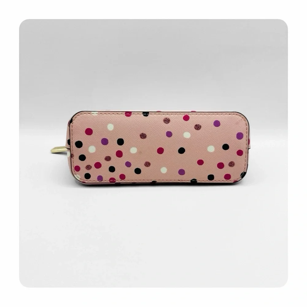 ★ Kate Spade Dome Cosmetic Pouch - Confetti Dot Pink ★
